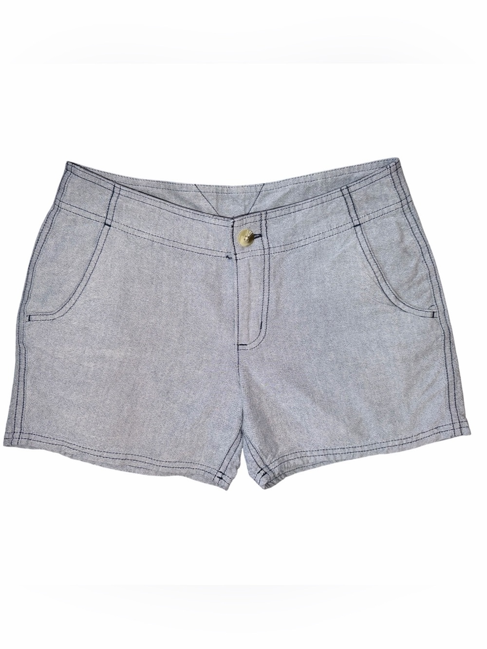 Columbia PFG 100% Cotton Shorts Women’s Size 4 Gorpcore Outdoors Light Blue